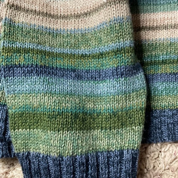 Heirloom Collection Mock Neck Multicolor Sweater Size XL - Picture 9 of 11